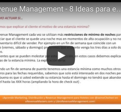 Video – Ideas para entrenar al personal de ventas como apoyo a la estrategia de Revenue Management - eRevenue Masters