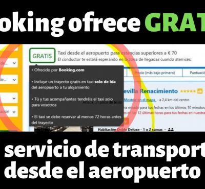 Booking ofrece GRATIS el servicio de transporte desde el aeropuerto - eRevenue Masters