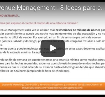 Video – Ideas para entrenar al personal de ventas como apoyo a la estrategia de Revenue Management - eRevenue Masters Video – Ideas para entrenar al personal de ventas como apoyo a la estrategia de Revenue Management - eRevenue Masters