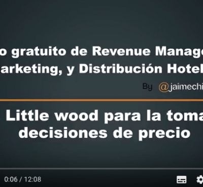Video – Fases de gestión y control: LittleWood’s Rule para la toma de decisiones en cuanto a qué precio aplicar - eRevenue Masters Video – Fases de gestión y control: LittleWood’s Rule para la toma de decisiones en cuanto a qué precio aplicar - eRevenue Masters