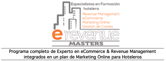 Programa de Experto en Revenue Management & eCommerce para Hoteleros